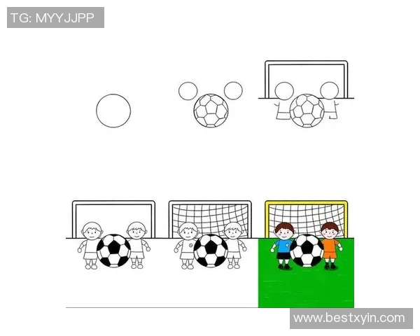 简单易学的足球门简笔画教程让你轻松绘制出完美的足球场景